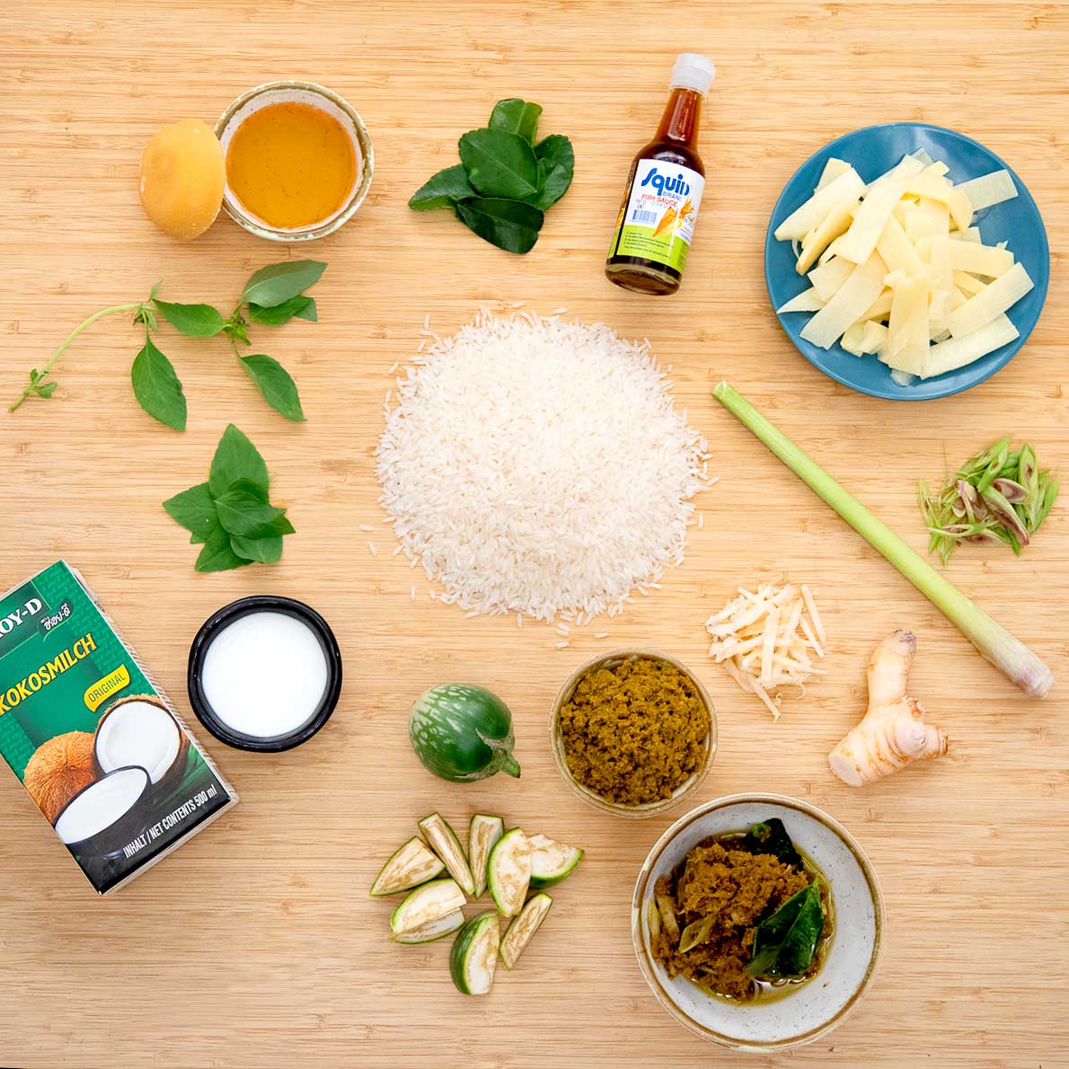 Grünes Curry (Gaeng Khiew) - Kochbox für Zuhause