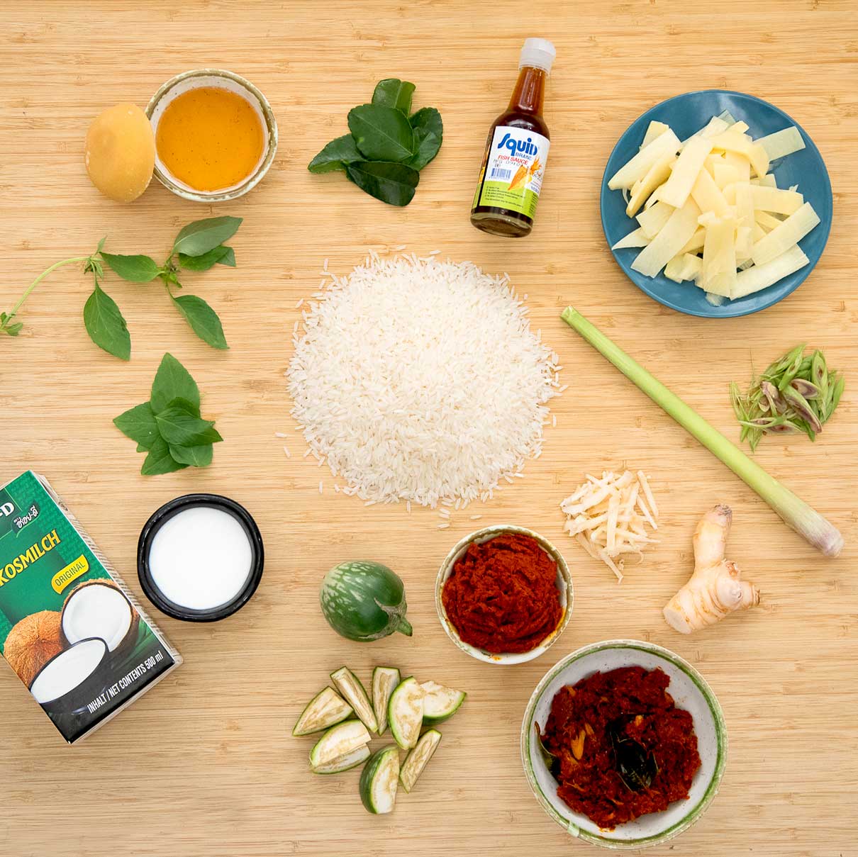 Rotes Curry (Gaeng Pet) - Kochbox für Zuhause