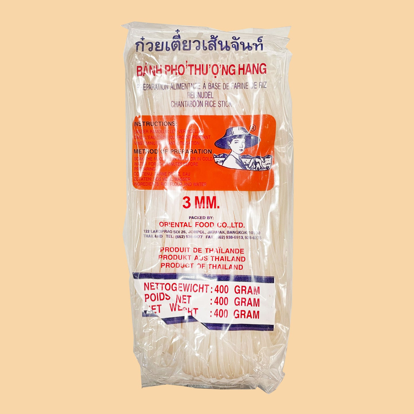 FARMER Reisnudeln 3mm 400g