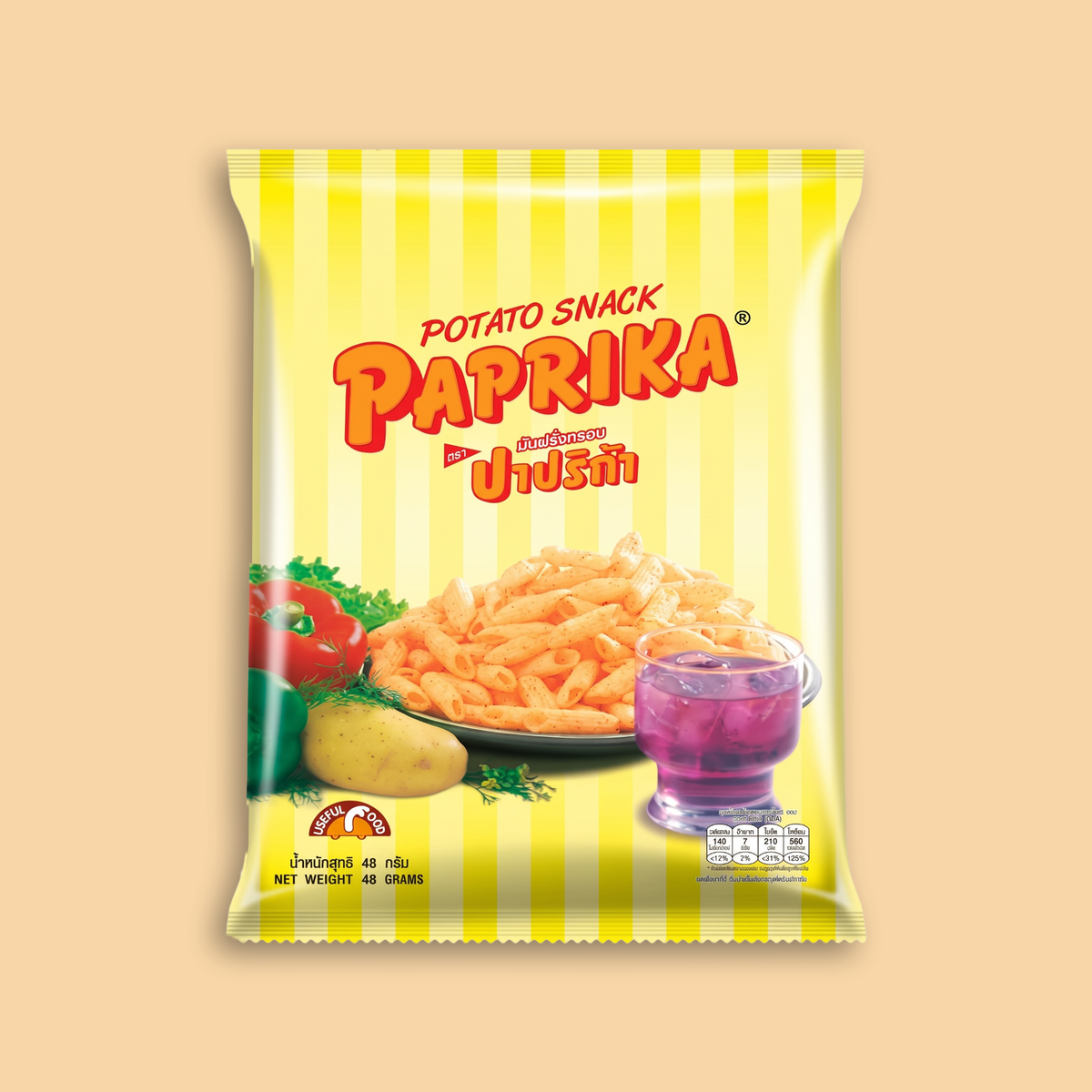 Paprika Kartoffelsnack 48g