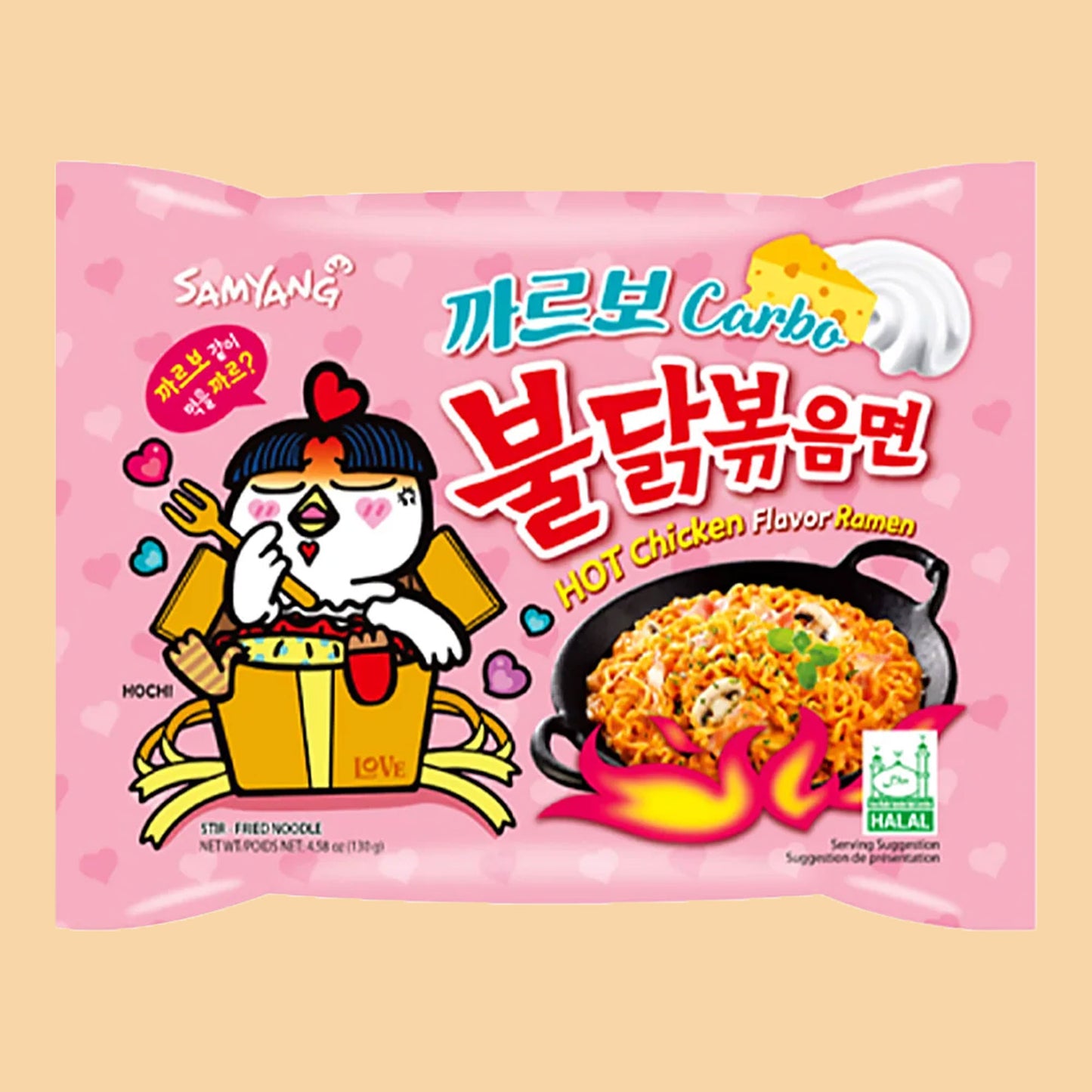 Buldak Hot Chicken Carbonara - 140g