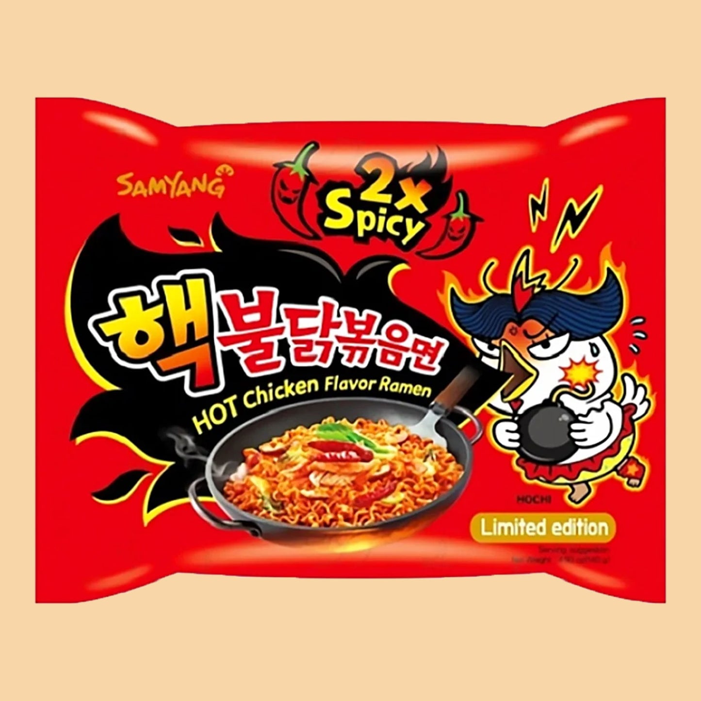 Buldak 2x Spicy Hot Chicken - 140g