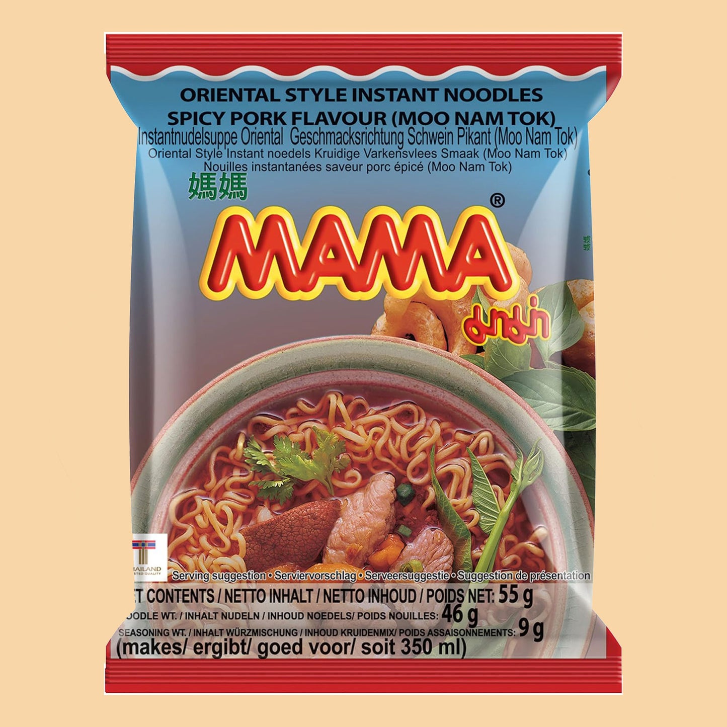 MAMA Moo Nam Tok Instant Nudeln