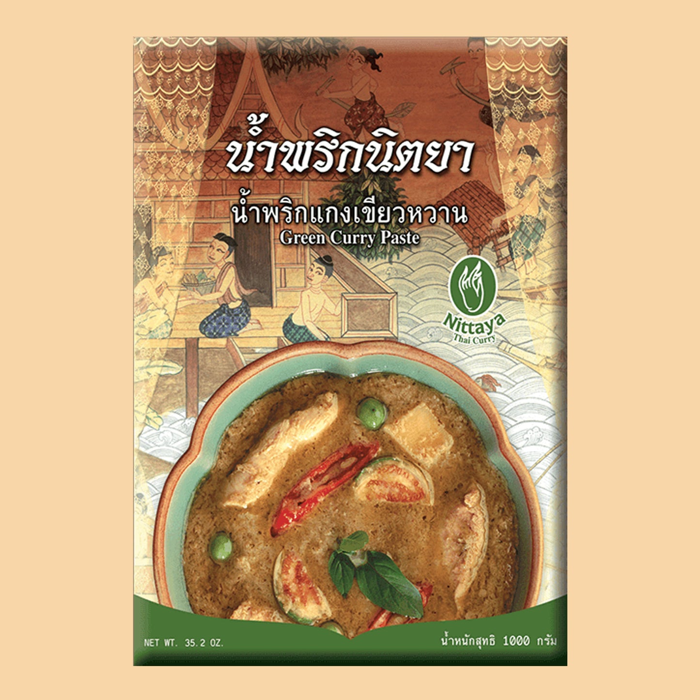 NITTAYA Grüne Curry Paste - 1000g