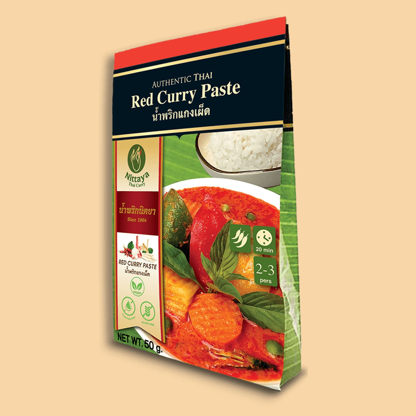NITTAYA Rote Curry Paste - 50g