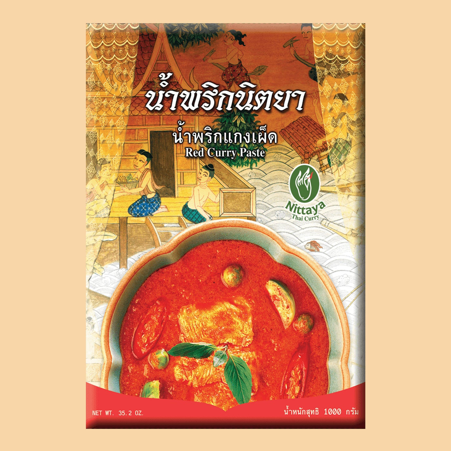 NITTAYA Rote Curry Paste - 1000g