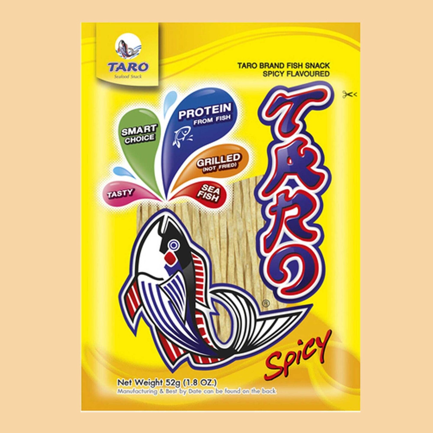 TARO Fischsnack Spicy 52g