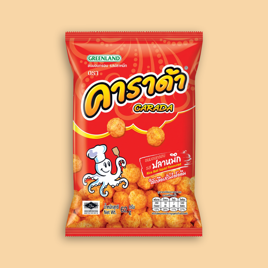 Carada-Reisbällchen mit Tintenfischgeschmack 52g