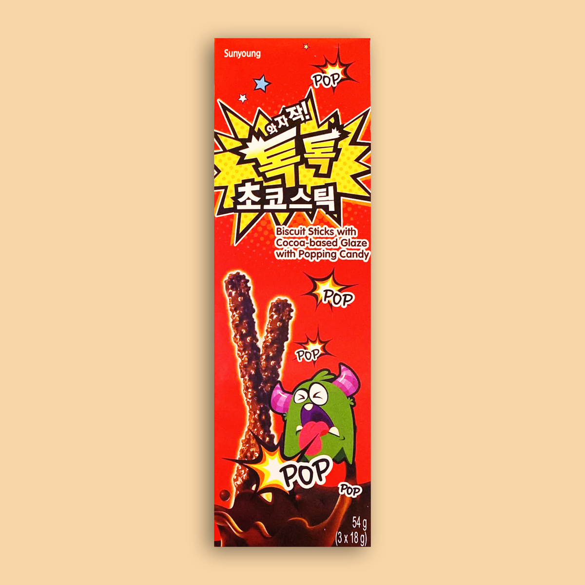 Choco Stick Popping Candy - SUNYOUNG 54g
