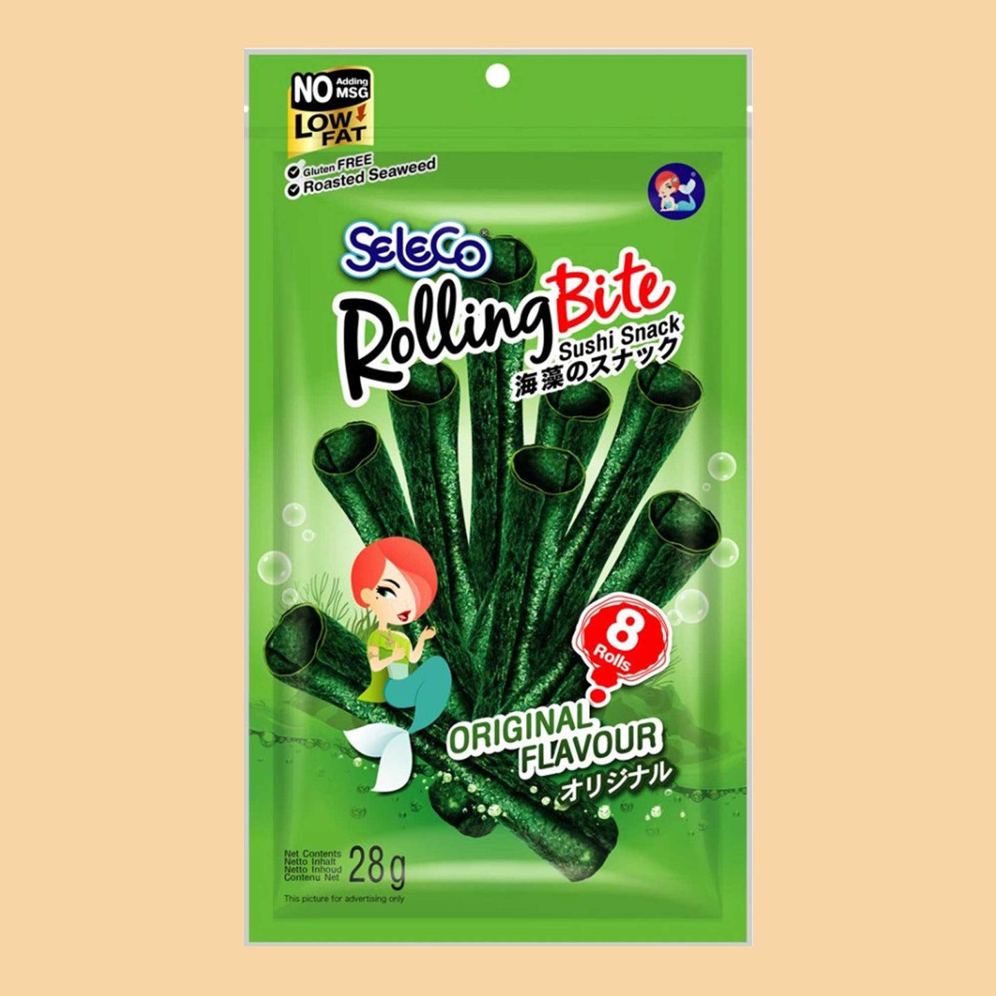 SELECO Rolling Bite Seetang Snack Original 28g